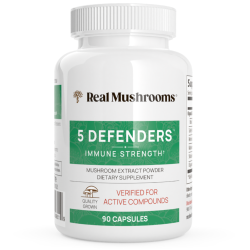 5 Defenders Organic Mushroom Blend Capsules