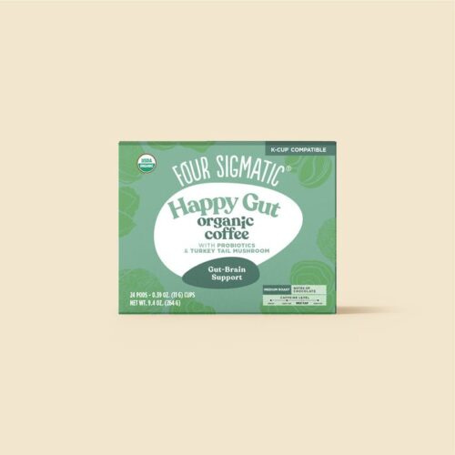 Four Sigmatic Organic Happy Gut Coffee Pods Box – 24 count