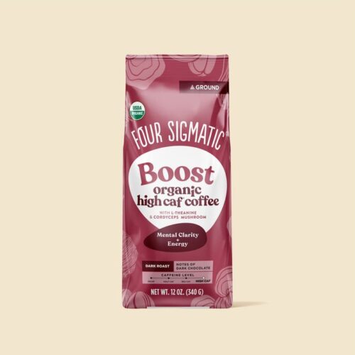 Four Sigmatic Organic Boost High Caf Ground Coffee