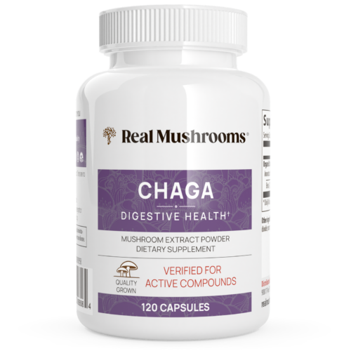 Organic Chaga Extract Mushroom Capsules