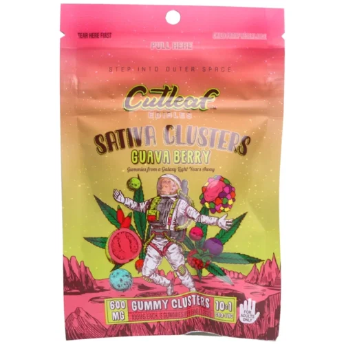 Guava Berry Sativa Cutleaf Gummy Clusters 600mg