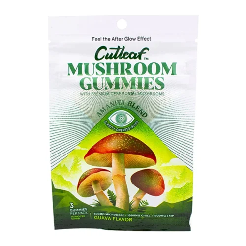 Guava Cutleaf Mushroom Gummies Amanita Blend 500mg