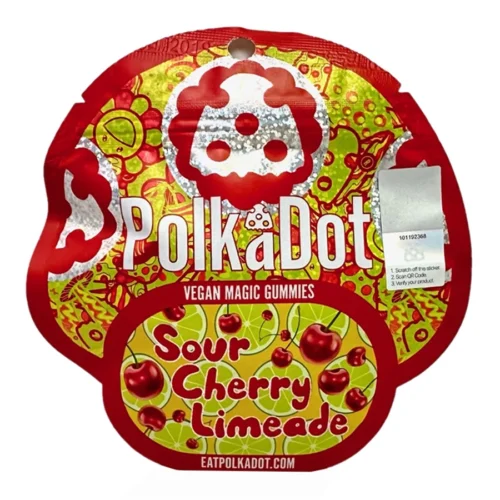 Sour Cherry Limeade Polkadot Vegan Magic Gummies 4G