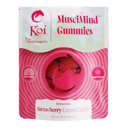 Strawberry Cotton Candy Koi Psychedelic Muscimind Gummies 10ct 30g