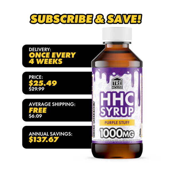 HHC Syrup – Purple Stuff – 1000mg