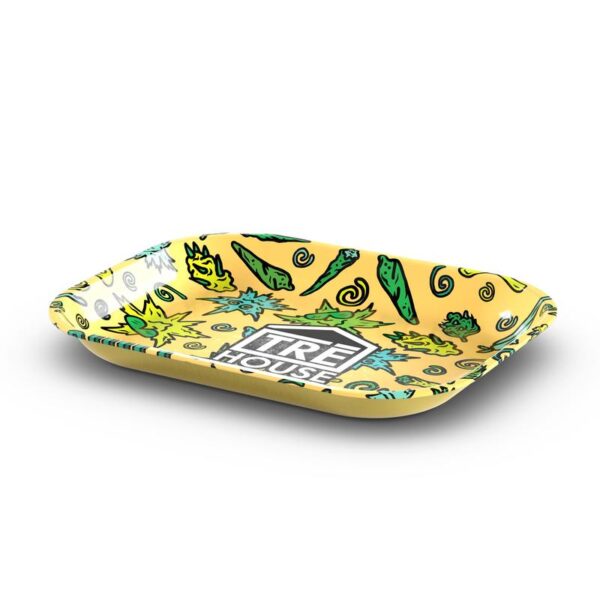 Metal Rolling Tray – Yellow